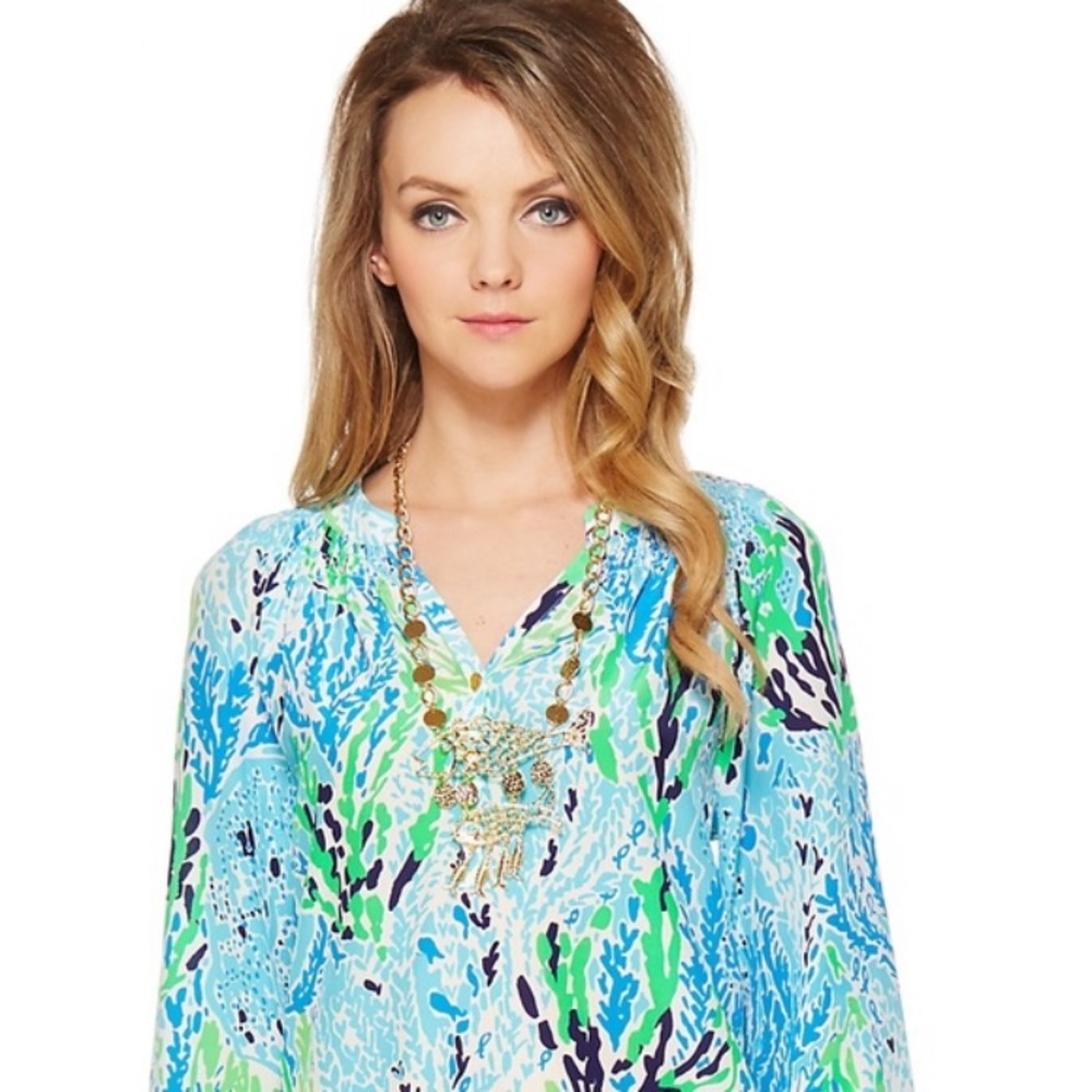 Lilly Pulitzer “Let’s Cha Cha” Blouse, NWT